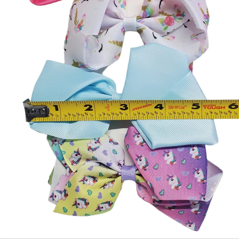 NWOT Girls Bundle Tye Dye Bucket Hat & Hair Bows 5 Pack